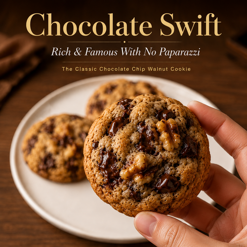 THE CLASSIC CHOCOLATE CHIP WALNUT COOKIE [RICH & FAMOUS WITH NO PAPARAZZI]