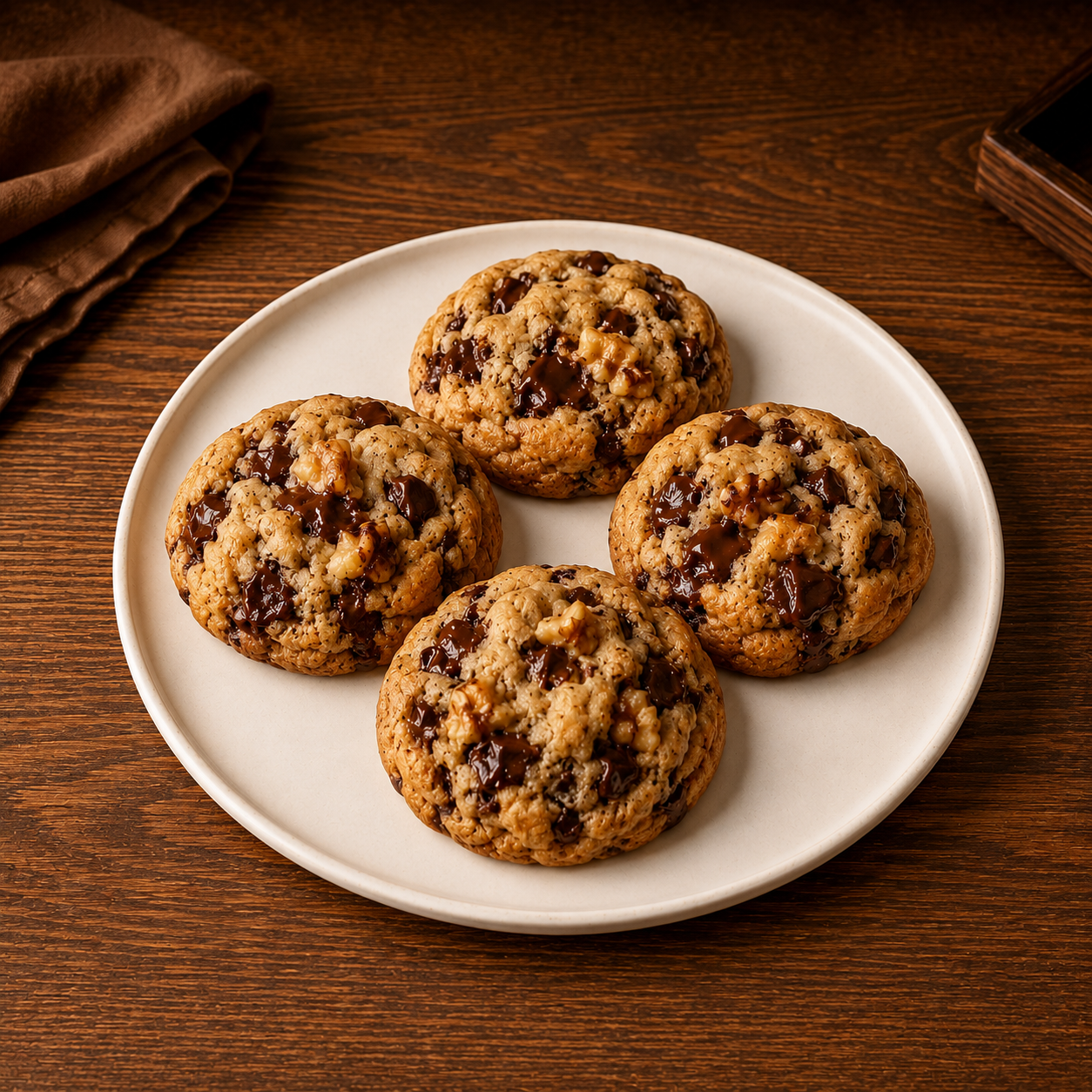 THE CLASSIC CHOCOLATE CHIP WALNUT COOKIE [RICH & FAMOUS WITH NO PAPARAZZI]