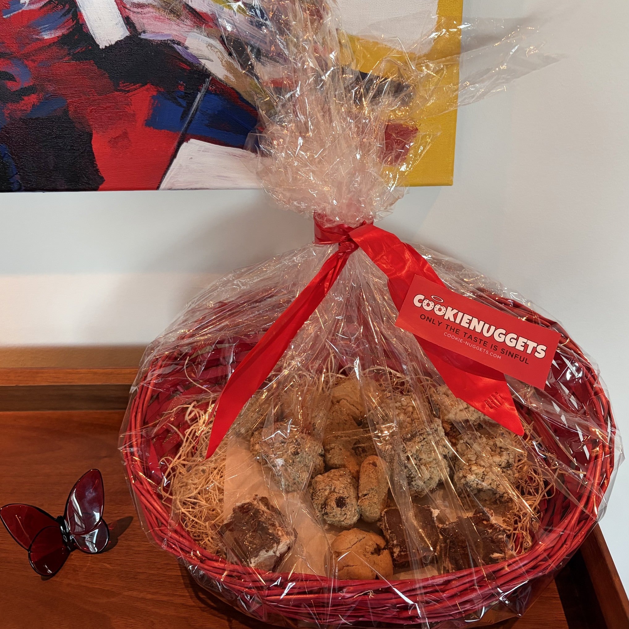 Red Gift basket