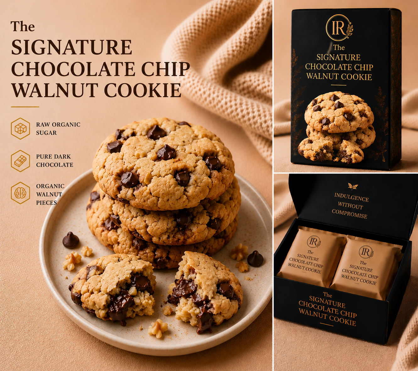 THE CLASSIC CHOCOLATE CHIP WALNUT COOKIE [RICH & FAMOUS WITH NO PAPARAZZI]